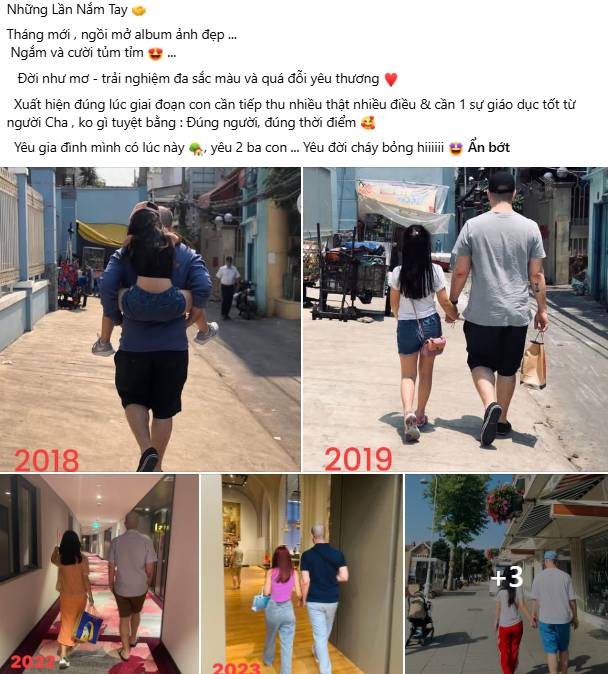 Chia sẻ mới đây của nữ ca sĩ về sự chăm sóc của chồng Tây dành cho con gái riêng.