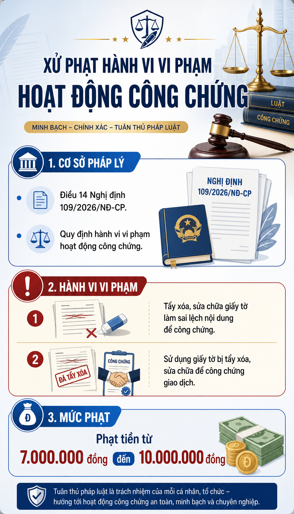 Tất cả người dân khi đi công chứng chú ý quy định phạt đến 40 triệu đồng từ 18/5