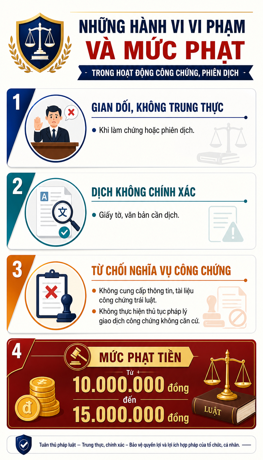 Tất cả người dân khi đi công chứng chú ý quy định phạt đến 40 triệu đồng từ 18/5