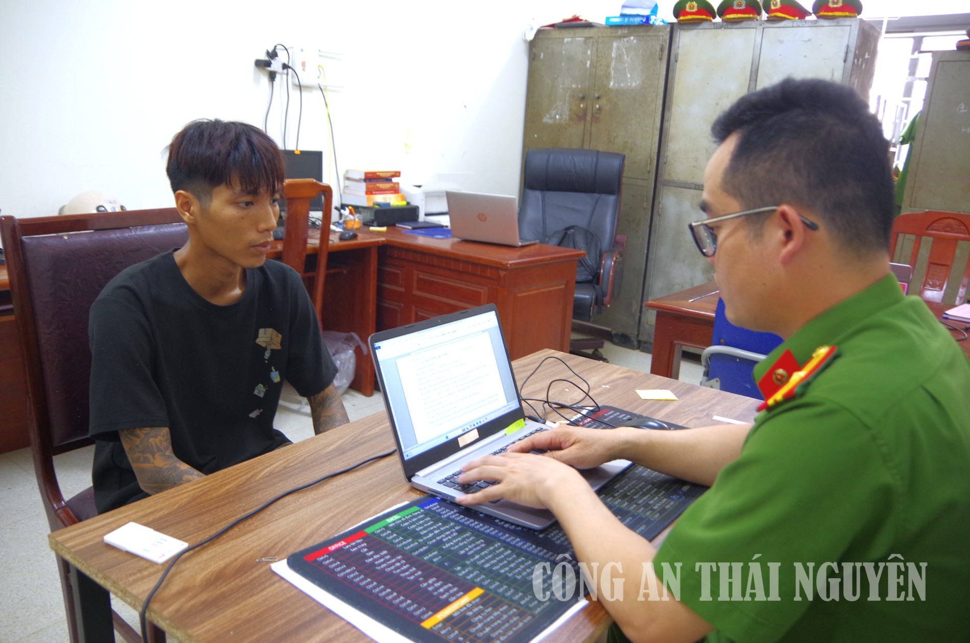 Đối tượng Nguyễn Văn Tiến - Ảnh: Công an Thái Nguyên