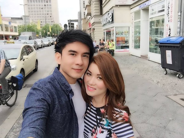 Đan Trường và vợ cũ.