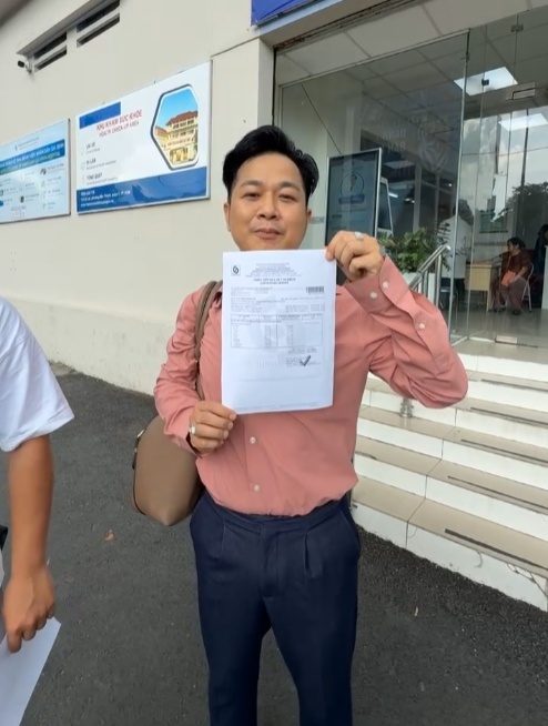 Nam ca sĩ cho biết đây là kết quả giúp mọi người yên tâm về anh