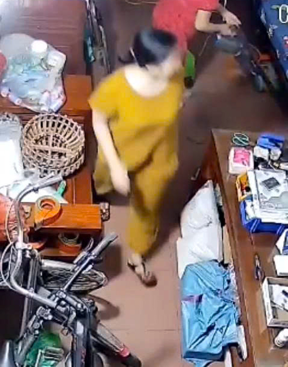 Hình ảnh chị Trâm khi rời nhà. (Ảnh: VietNamNet)