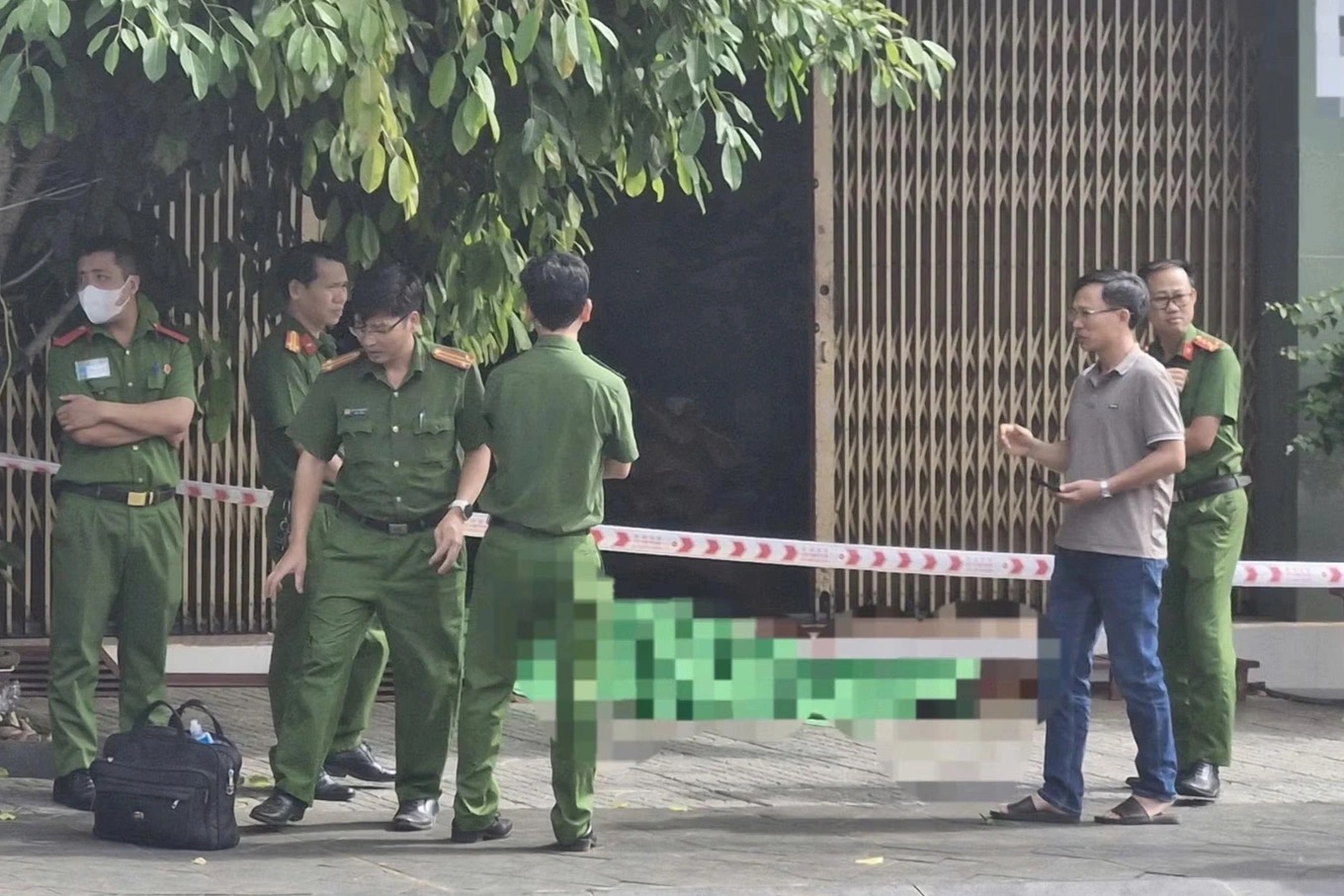 Hiện trường vụ việc. (Ảnh: Dân trí)