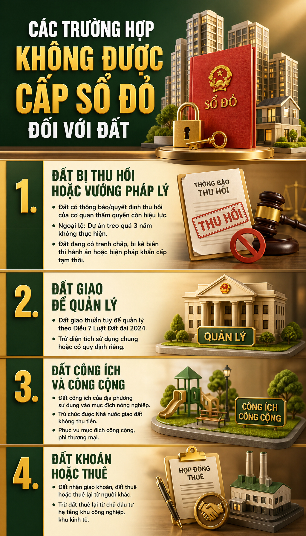 Tất cả người dân chú ý sắp tới đề xuất nhiều trường hợp không được cấp sổ đỏ