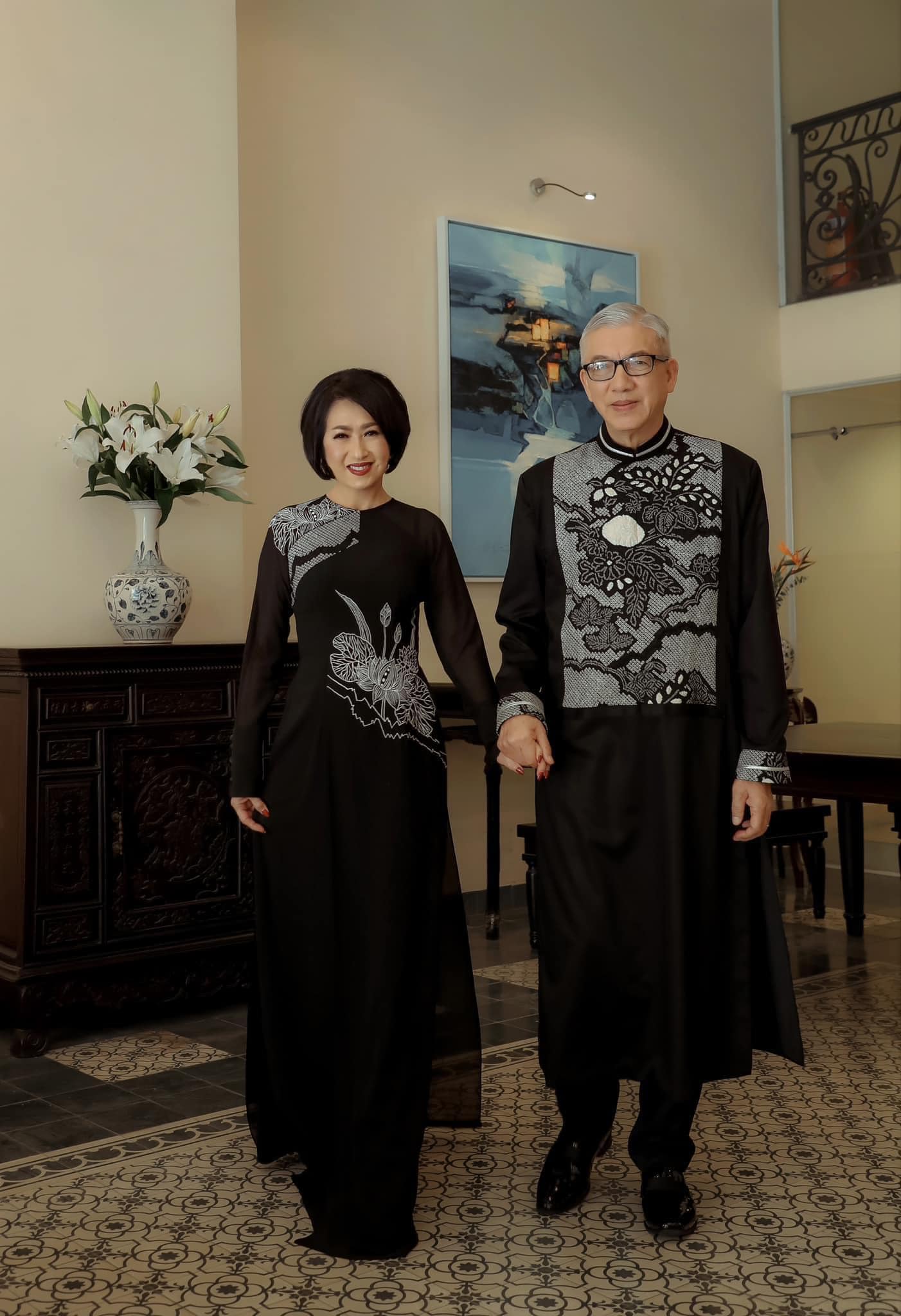 Danh ca Ý Lan và ông xã - kỹ sư Lê Anh Tuấn