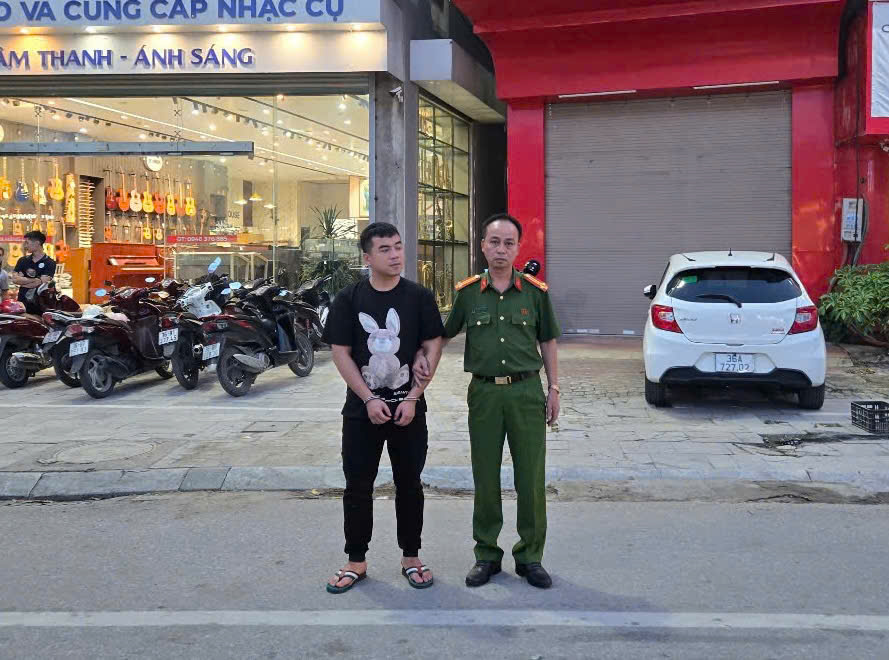 Hồ Xuân Phương bị tạm giữ - Ảnh: Công an Thanh Hóa