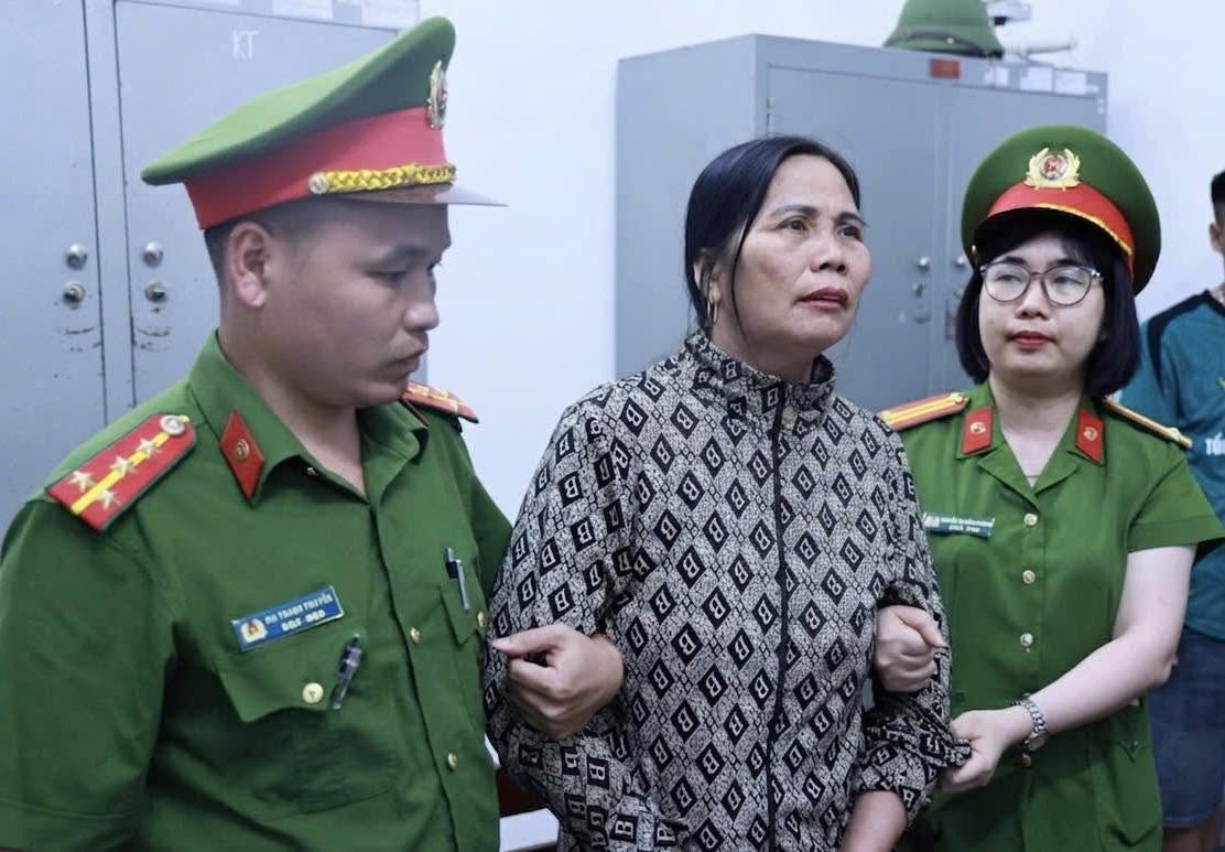 Đối tượng Nguyễn Thị Lan - Ảnh: Công an Tuyên Quang  