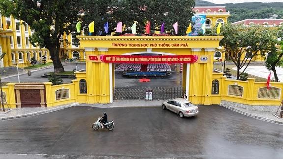 Sở Giáo dục & Đào tạo tỉnh Quảng Ninh đang yêu cầu Trường THPT Cẩm Phả báo cáo sự việc. (Ảnh: Công dân & Khuyến học)