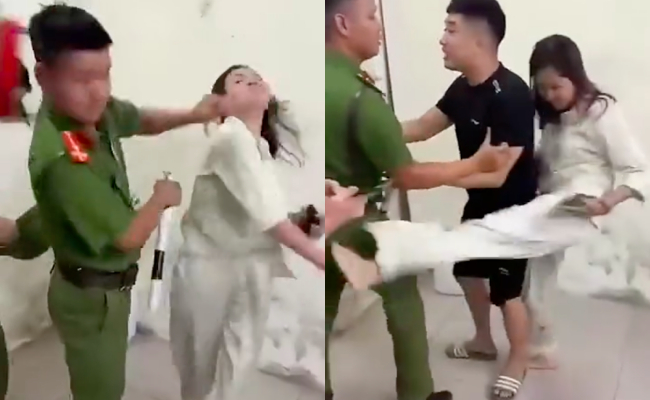 Sự việc khiến dư luận bức xúc. (Ảnh cắt từ clip)