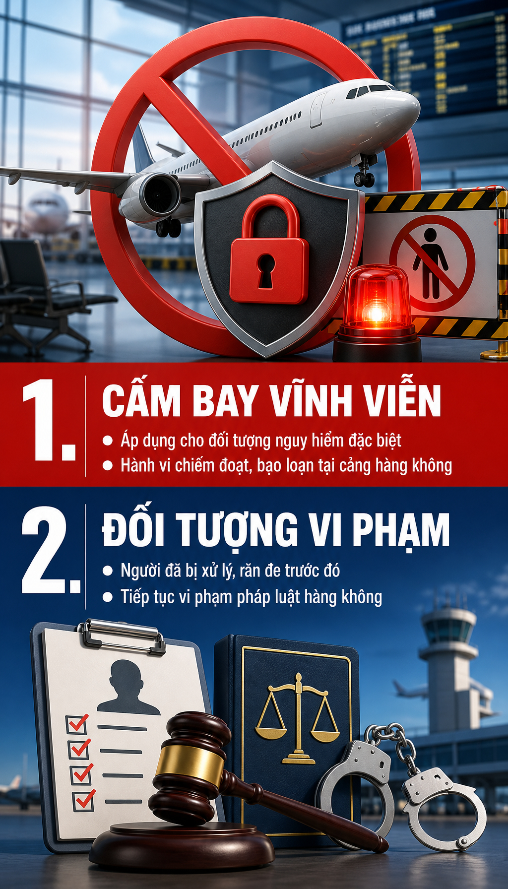 Tất cả người dân đi máy bay chú ý quy định cấm vĩnh viễn từ 1/7