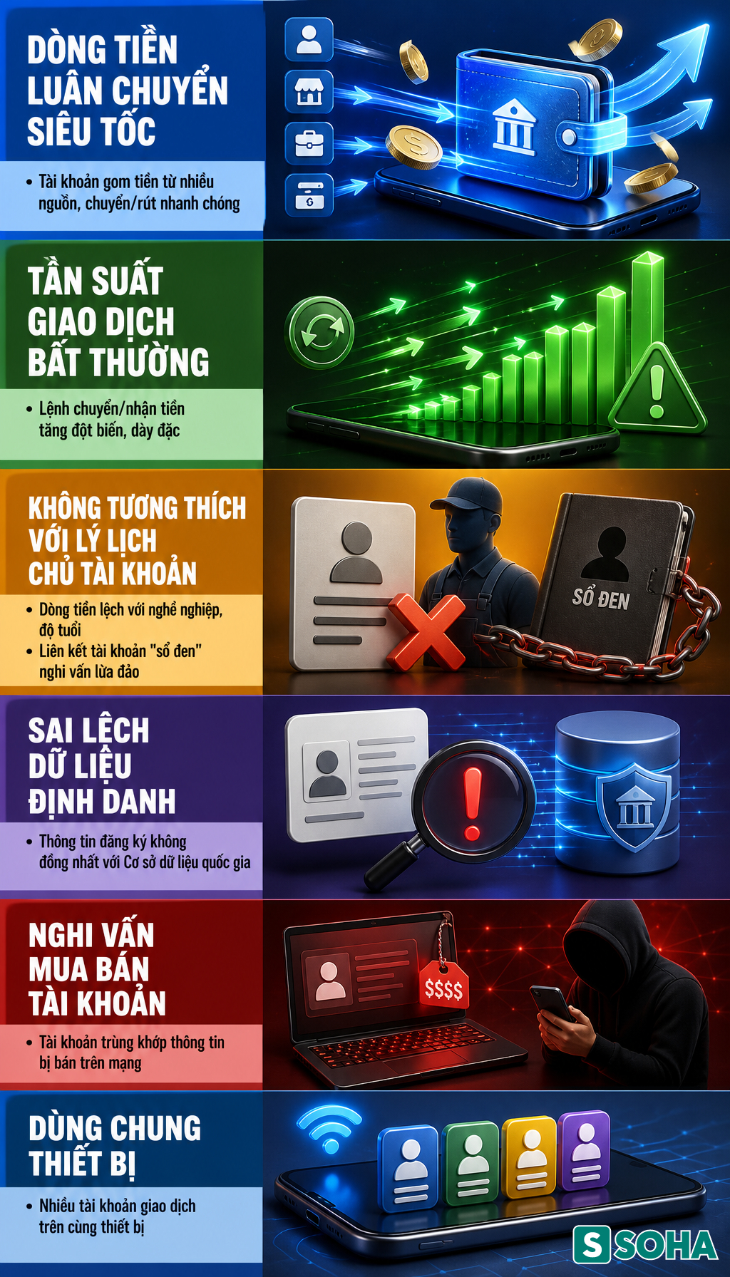 Tất cả người dân có tài khoản ngân hàng chú ý những giao dịch có thể bị kiểm tra