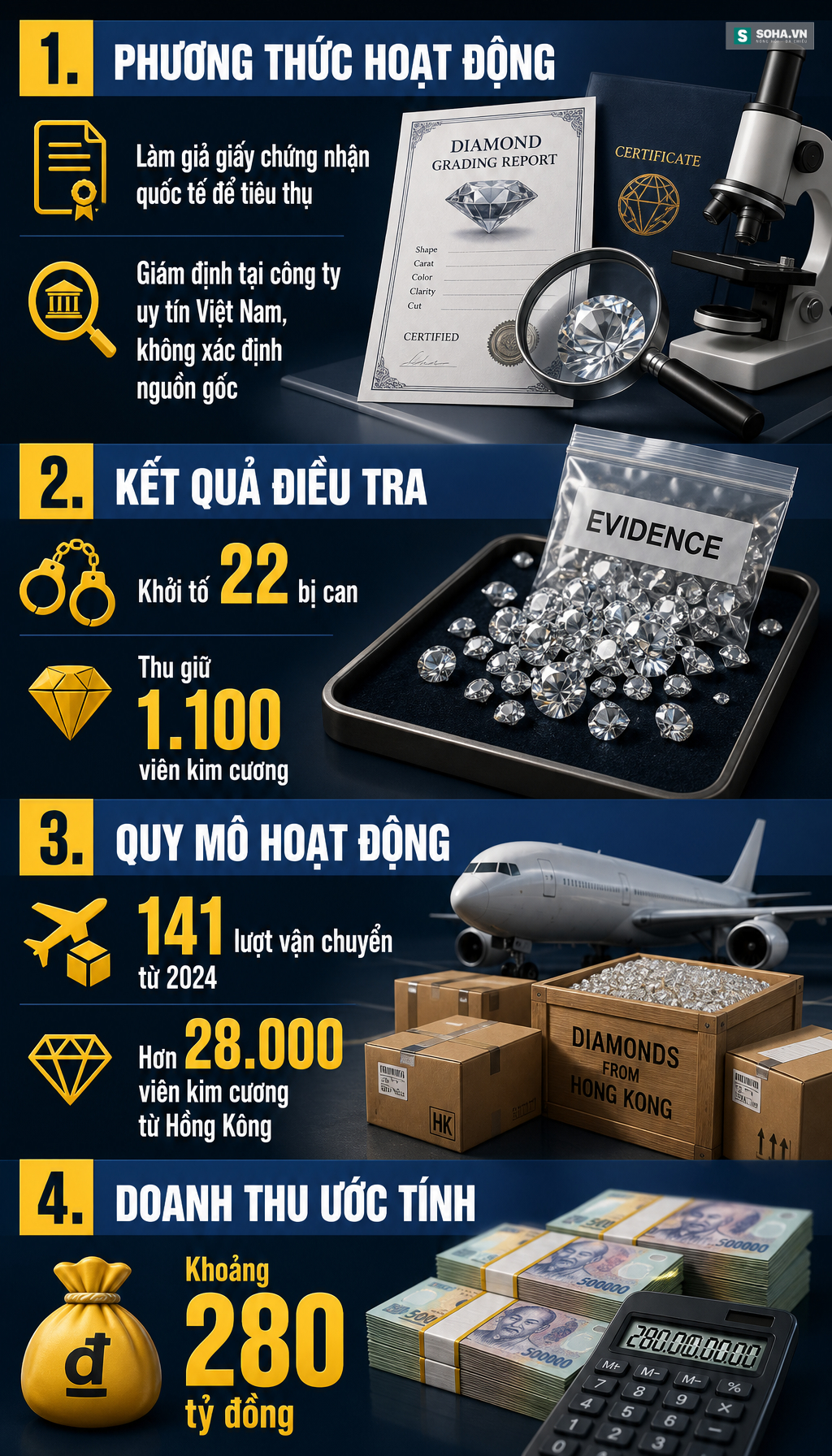 Đường dây buôn lậu 28.000 viên kim cương: Lộ thủ đoạn tinh vi của Giám đốc PNJ-LAP Đặng Ngọc Thảo