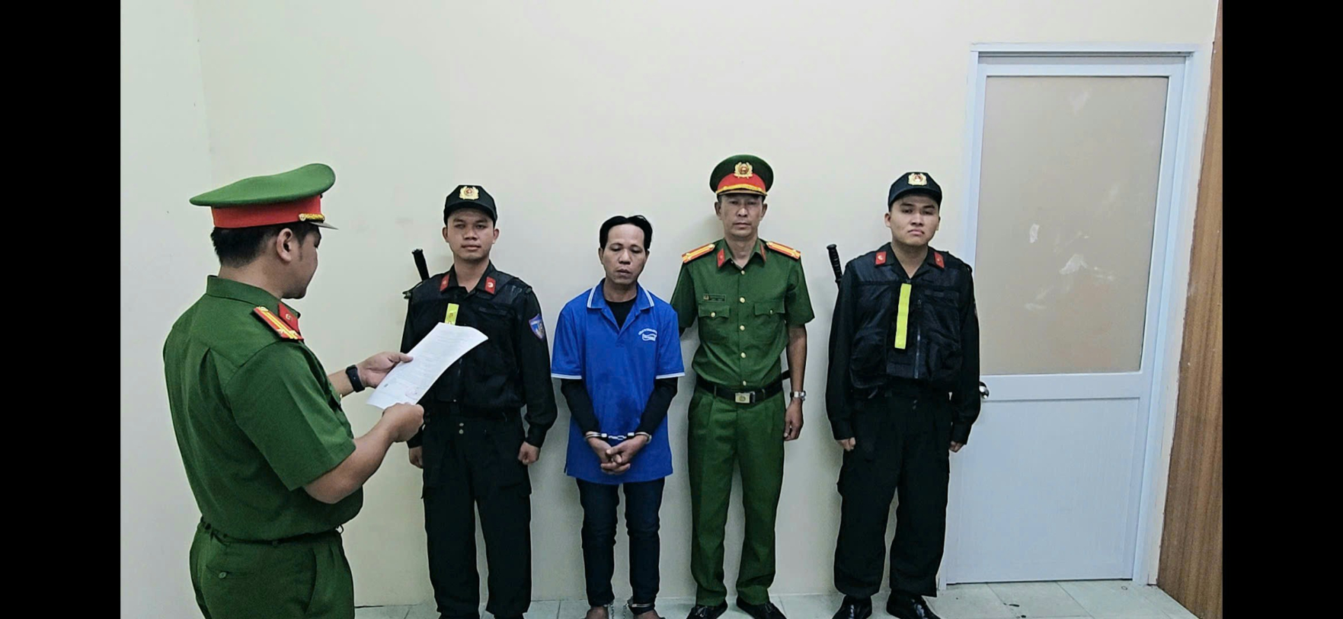 Thạch Kim Thái thừa nhận sát hại vợ. (Ảnh: Báo Công an TP.HCM)