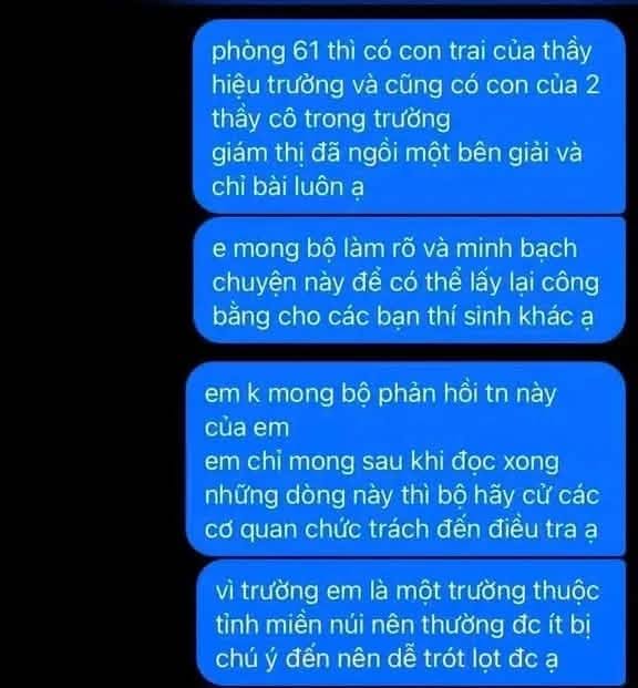 Thông tin đang lan truyền trên mạng xã hội.