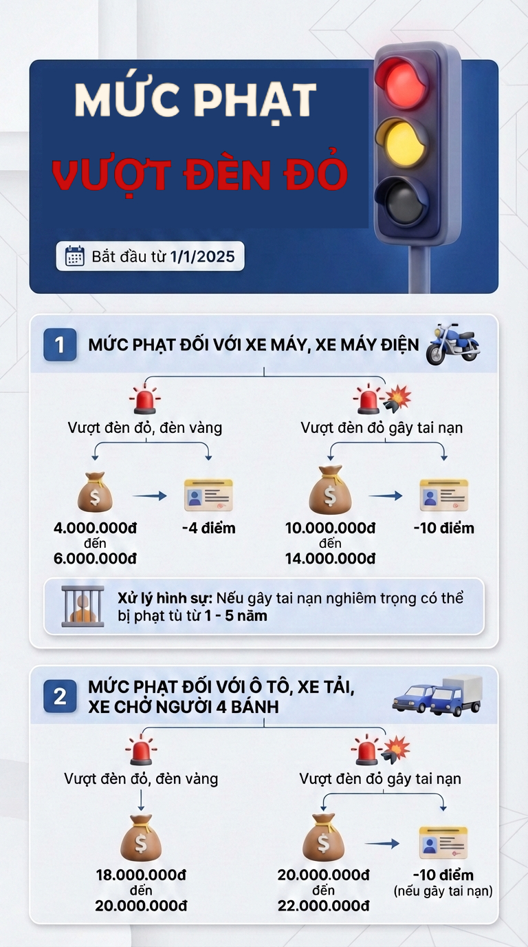 Danh sách phạt nguội tuần qua, chủ phương tiện không nộp phạt sẽ bị báo cho nơi công tác, học tập