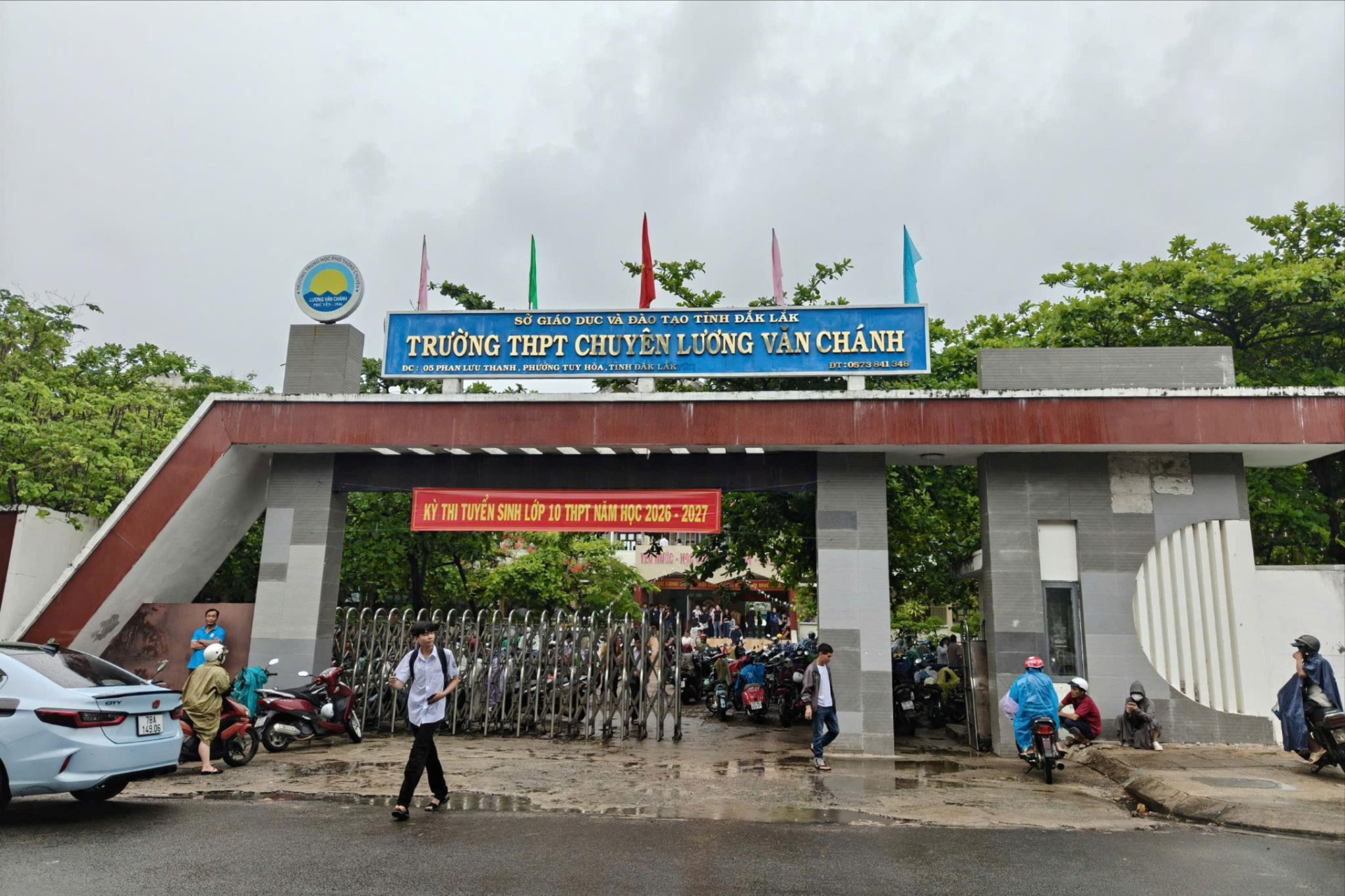 Trường THPT chuyên Lương Văn Chánh Đắk Lắk. (Ảnh: Báo Công Lý)