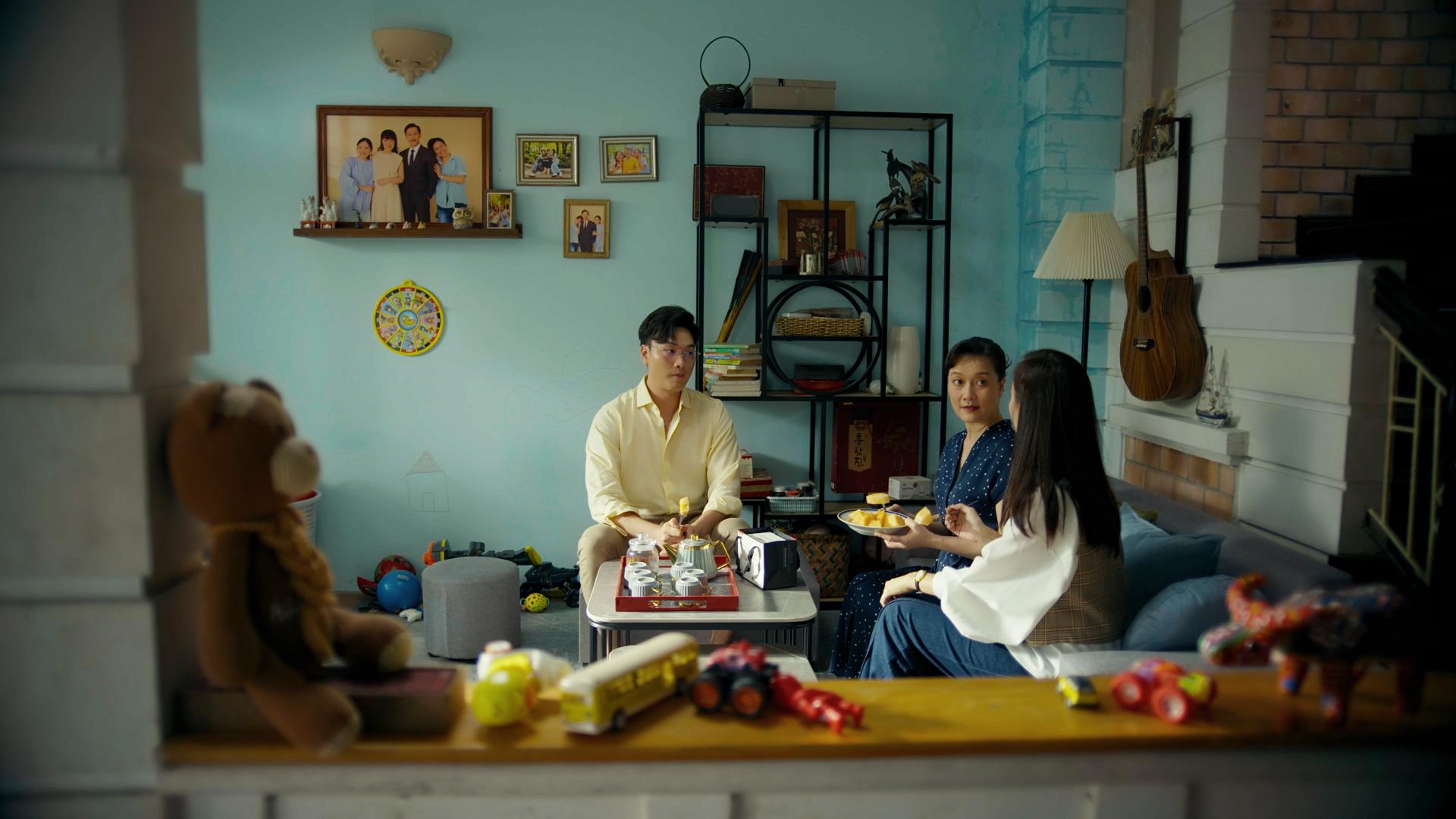 Hai mẹ con danh hài Vân Dung lần đầu đóng chung phim giờ vàng VTV