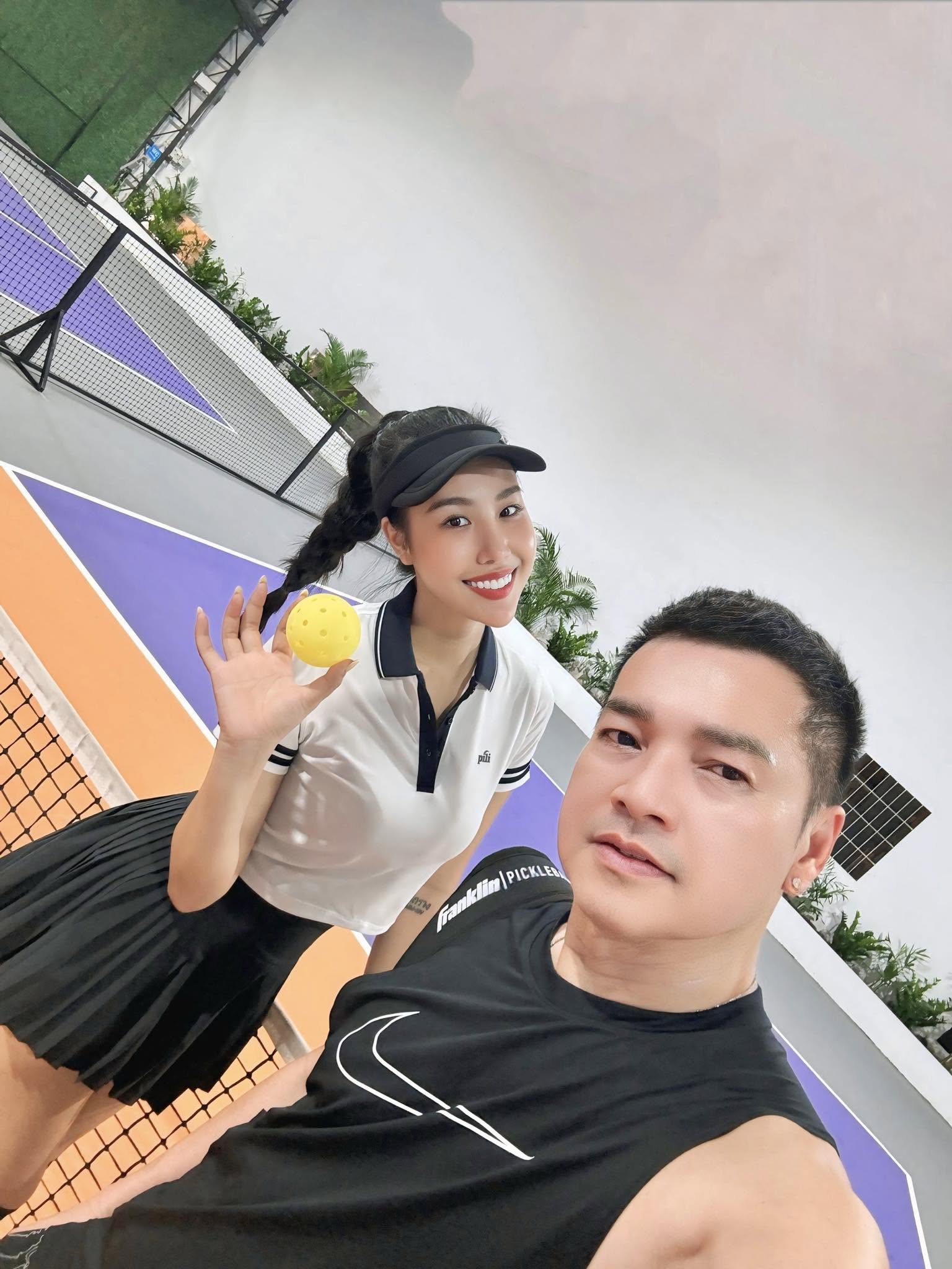 Quang Minh và vợ Tăng Khánh Chi