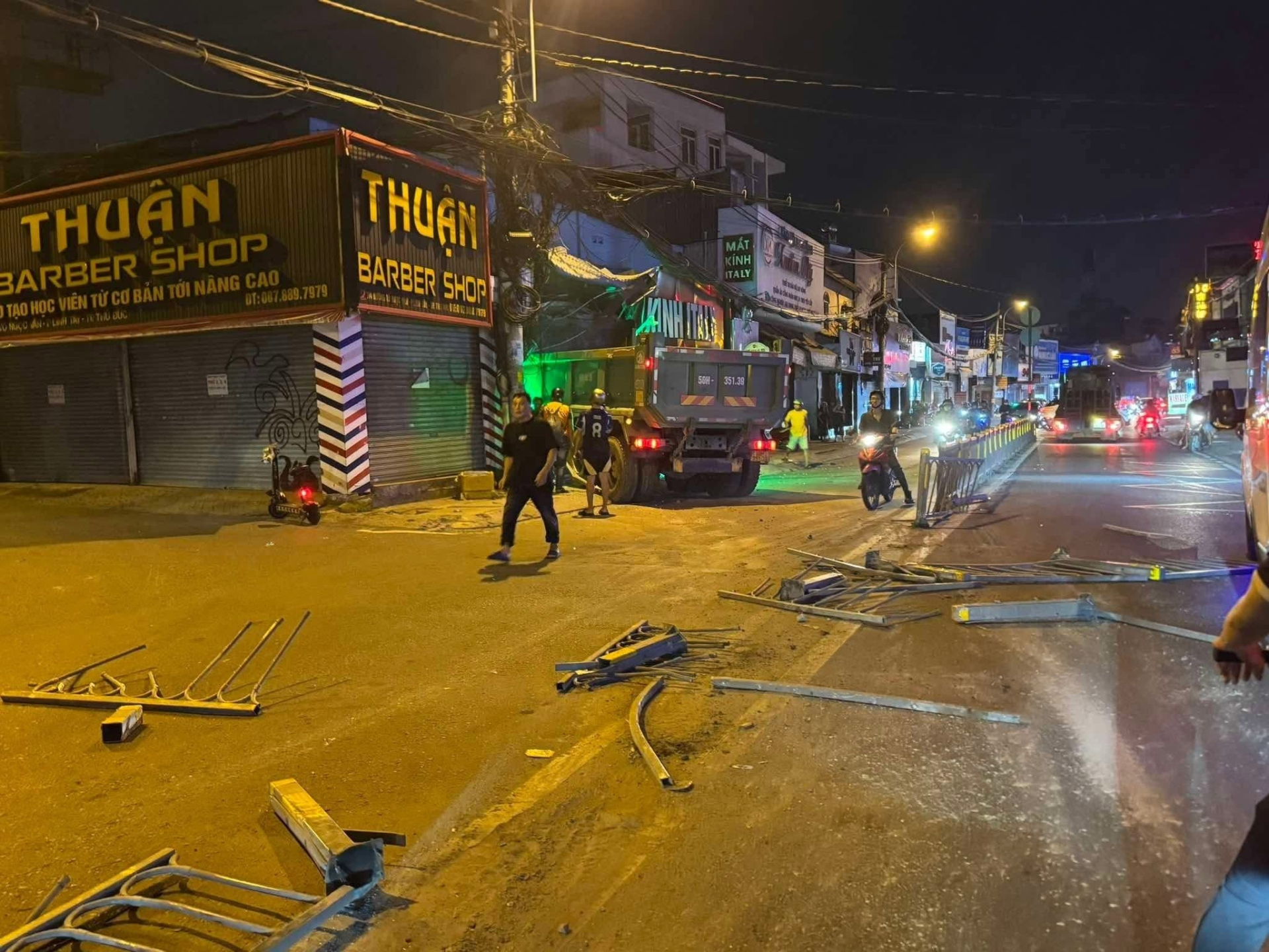 Hiện trường vụ tai nạn. (Nguồn: CAND)