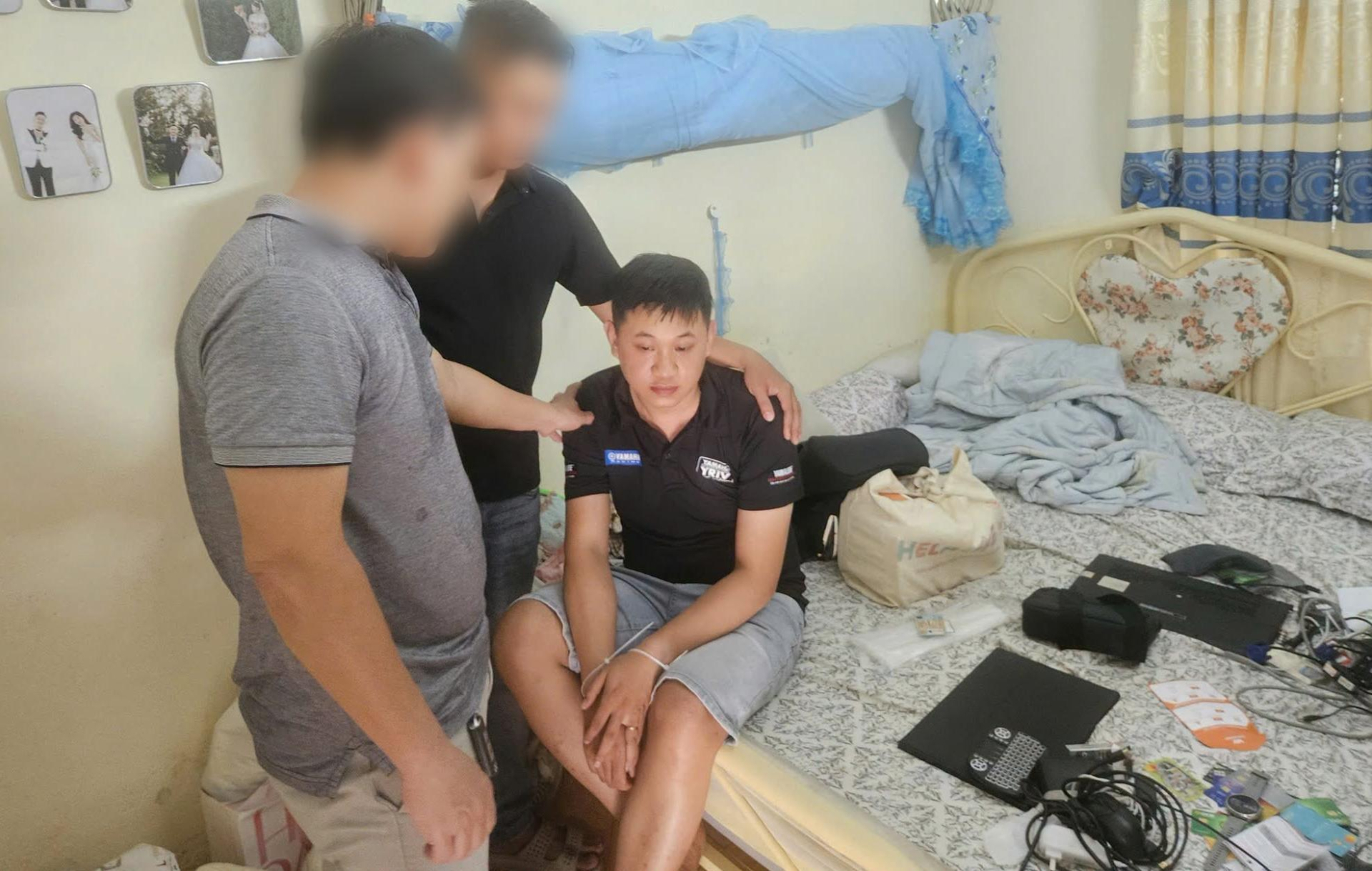 Công an TP Đà Nẵng ra quyết định tạm giữ Lê Việt Cường để tiếp tục điều tra làm rõ - Ảnh: Công an Đà Nẵng