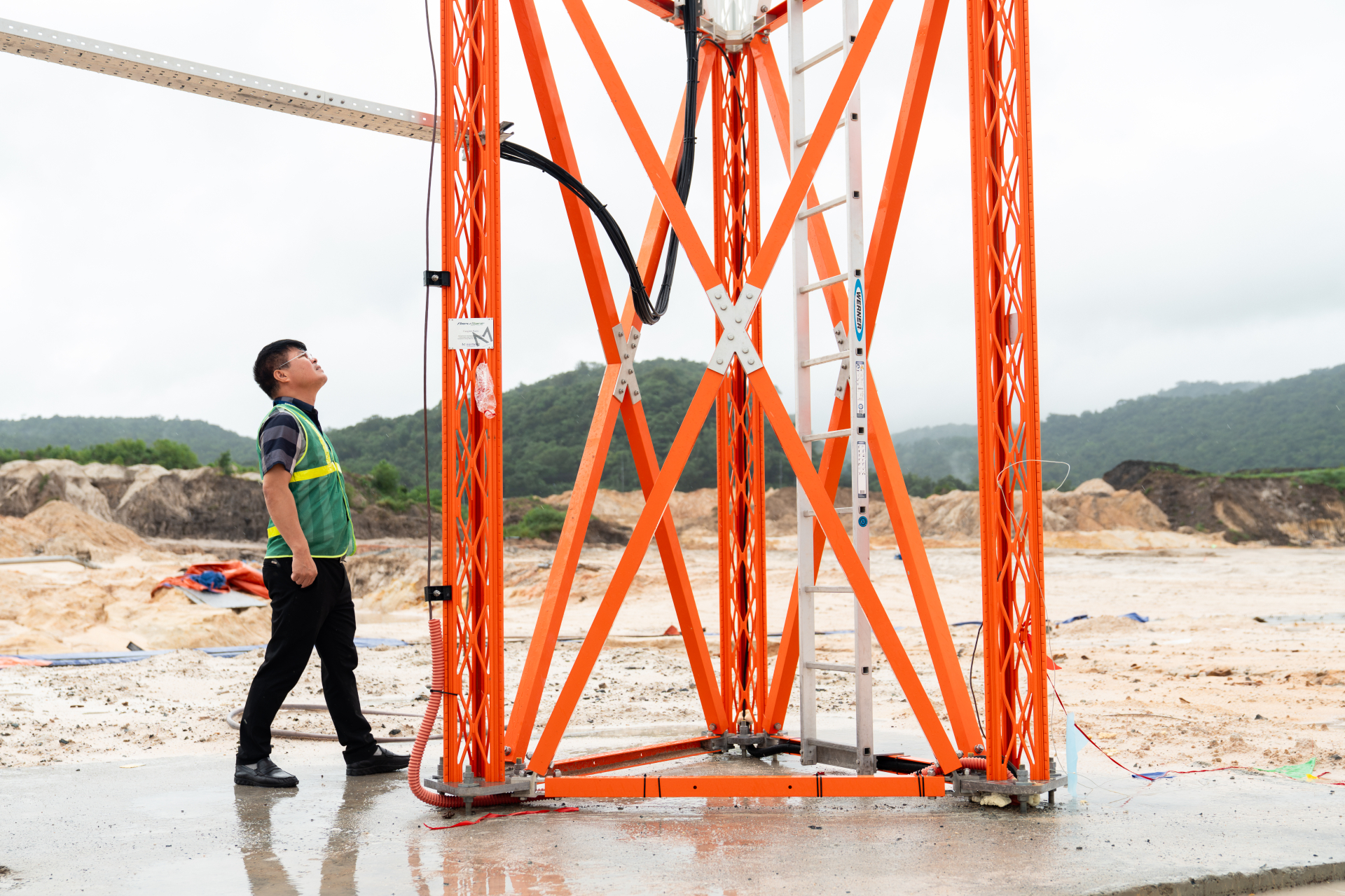 Hình ảnh từ công trường Dự án mở rộng sân bay Phú Quốc. 