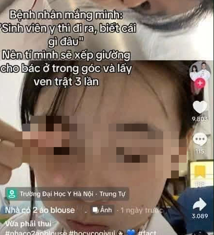 Sinh viên trường y công khai 