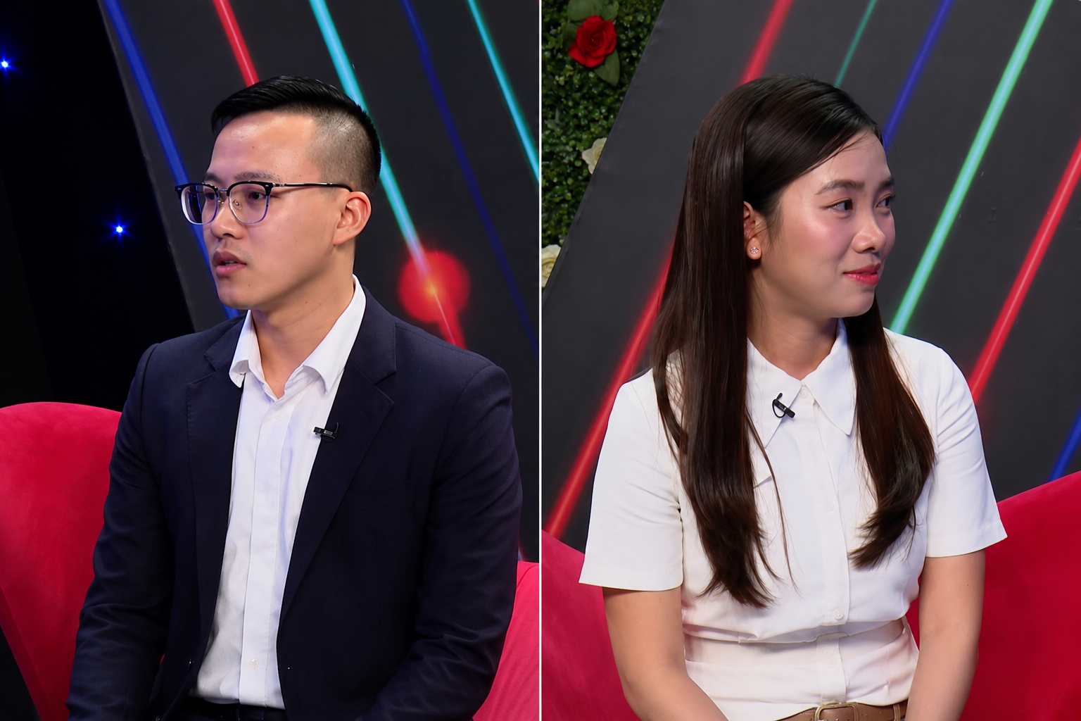 Anh chàng Mai Hoàng Đạt và cô nàng Bùi Thị Dung.