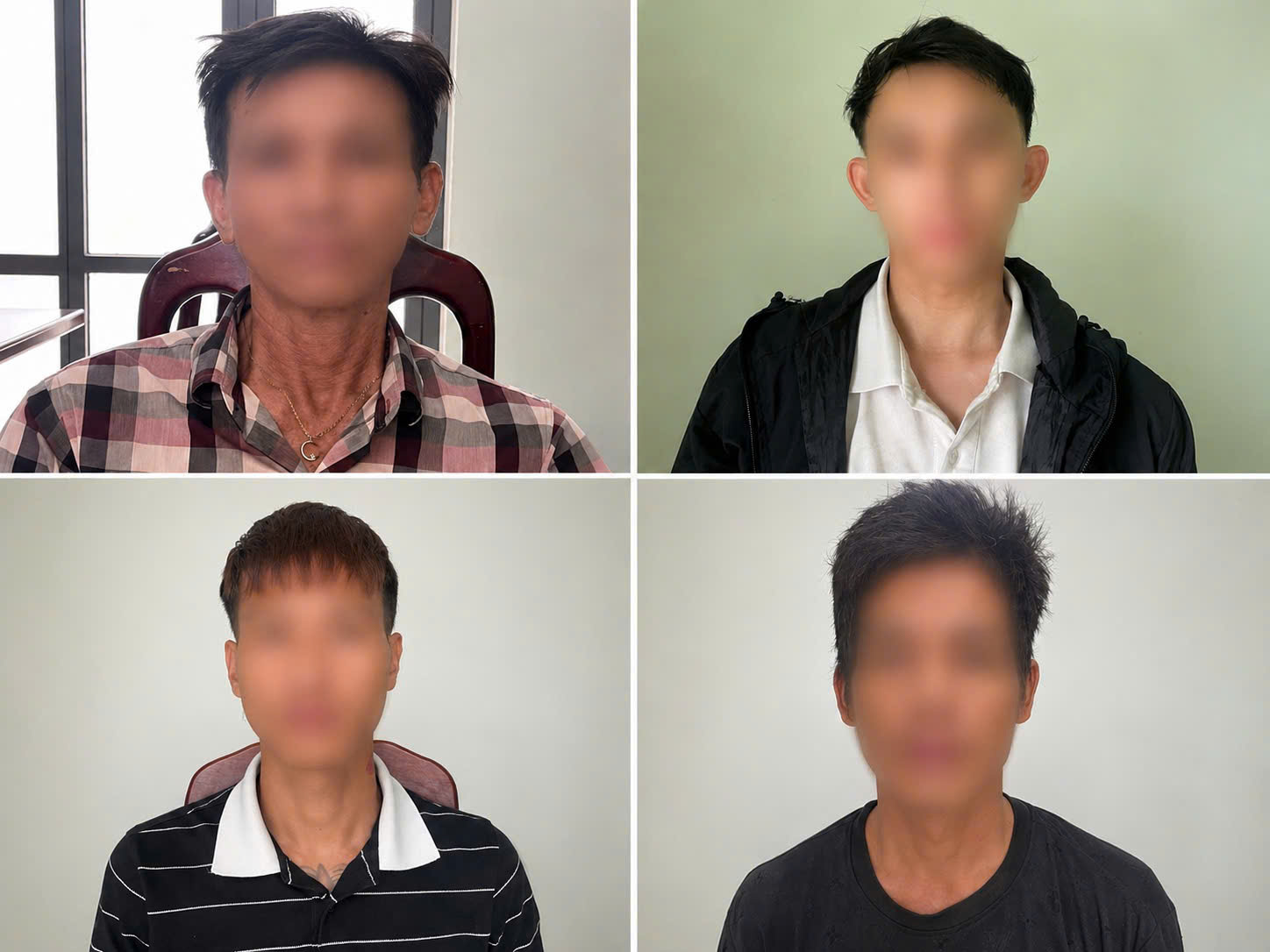 4 trường hợp đưa đi cai nghiện tự nguyện - Ảnh: Công an Đà Nẵng