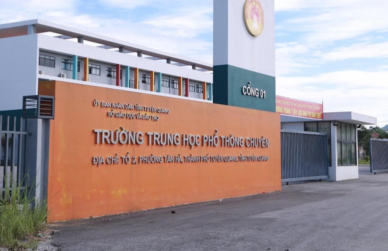 Trường THPT chuyên Tuyên Quang - Ảnh: VPG