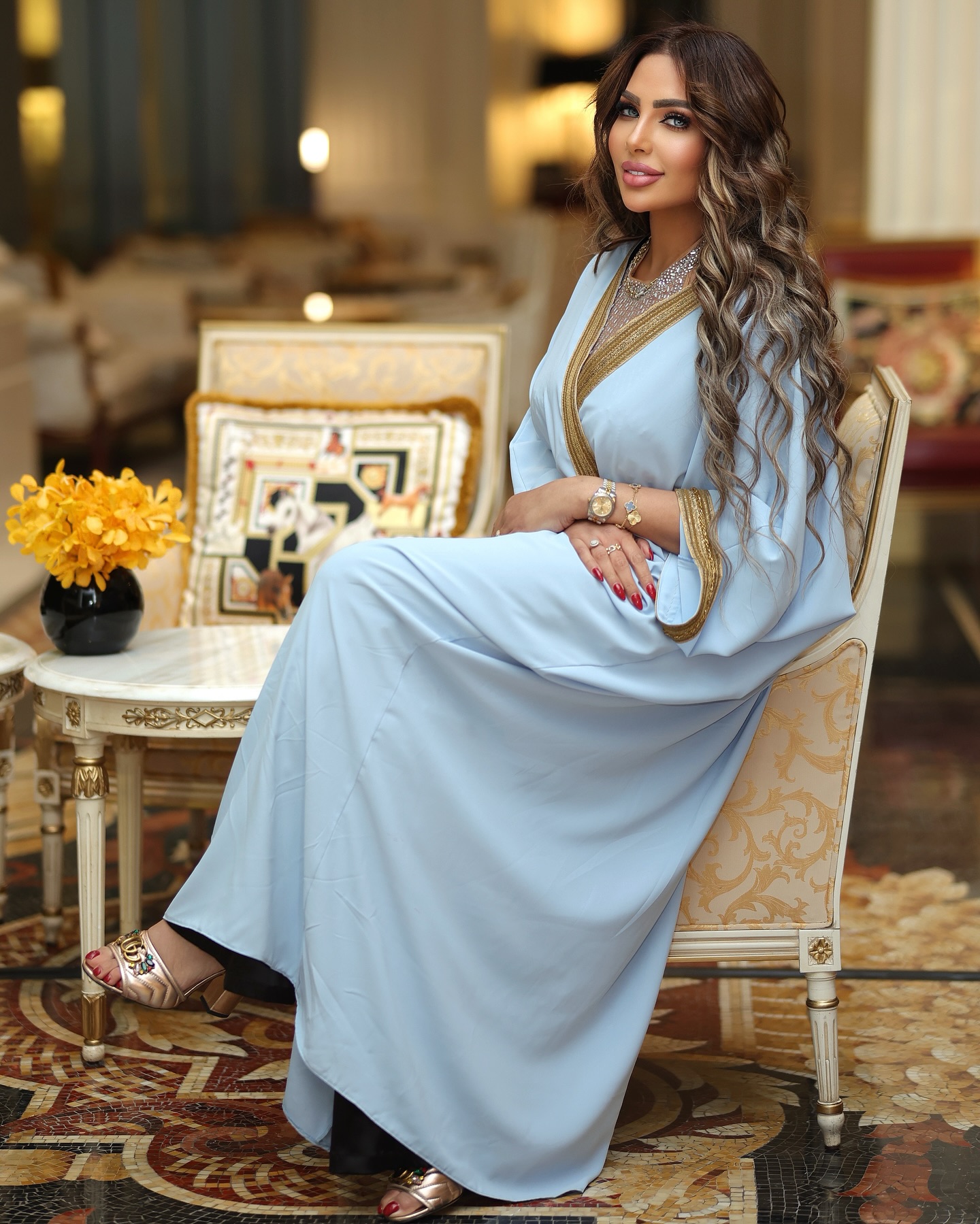 Sarah Khalifa là ngôi sao quen thuộc trong các chương trình giải trí của Ai Cập