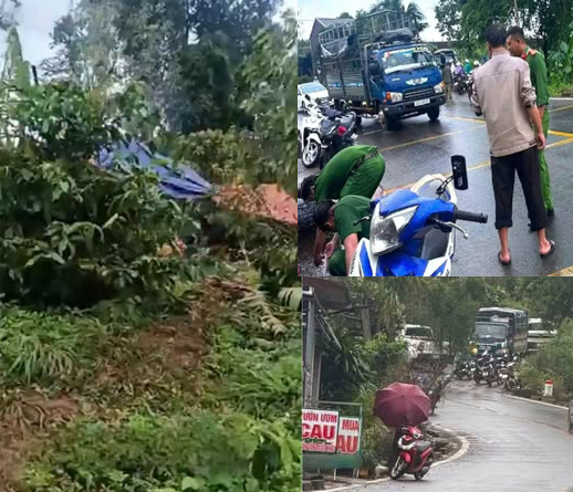 Hiện trường khu vực tìm thấy thi thể nạn nhân - Ảnh: Công an Đắk Lắk