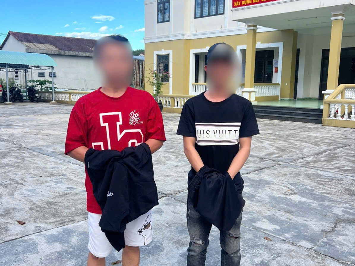 2 đối tượng - Ảnh: Công an Đà Nẵng