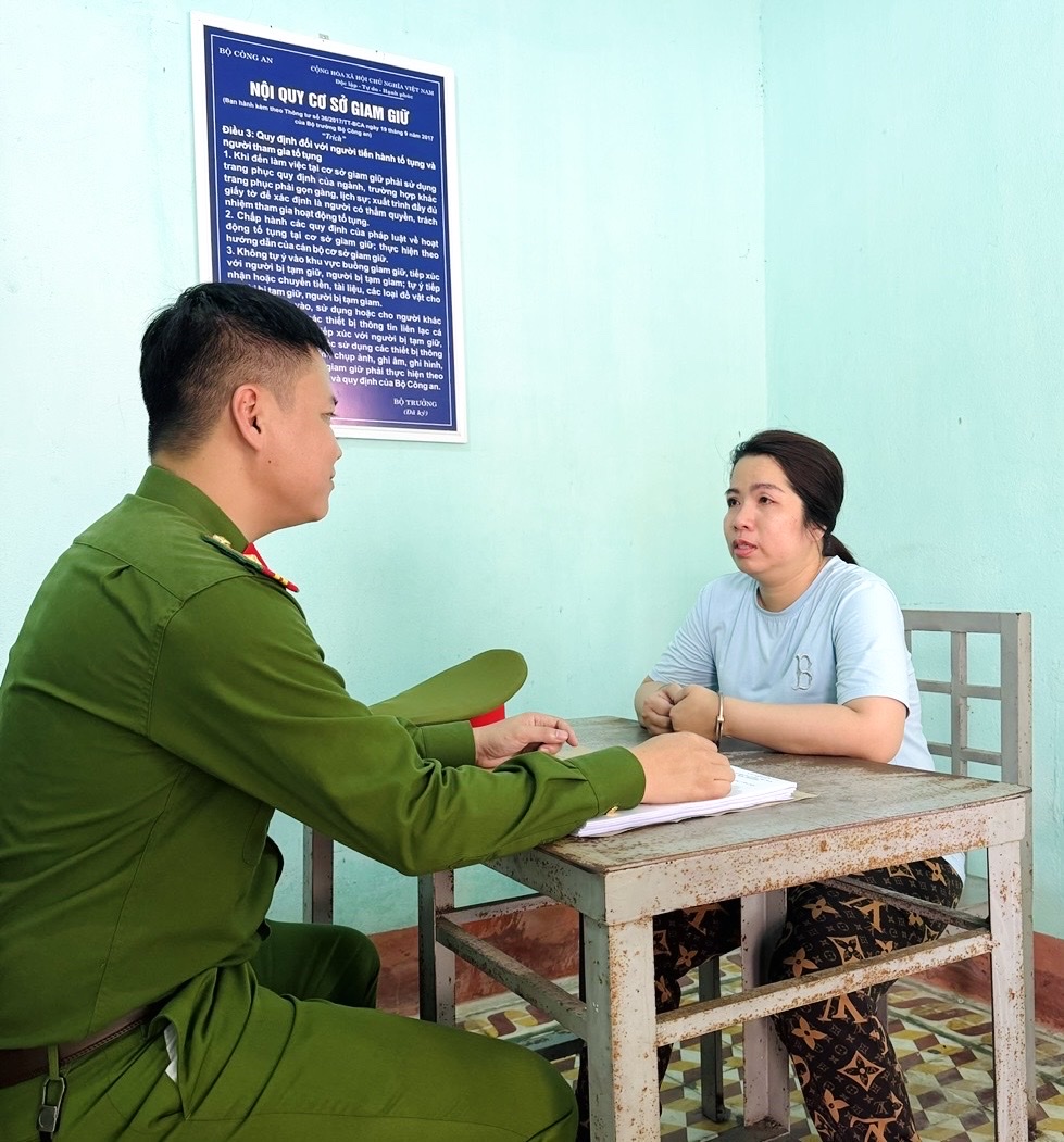 Đối tượng Trần Tiễn Như Nghi - Ảnh: Công an Thanh Hóa