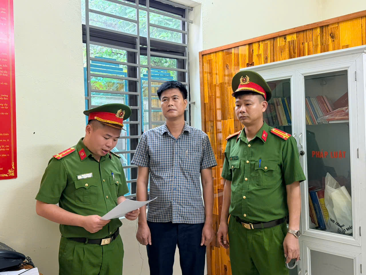 Bị can Trần Văn Trò - Ảnh: Công an Phú Thọ