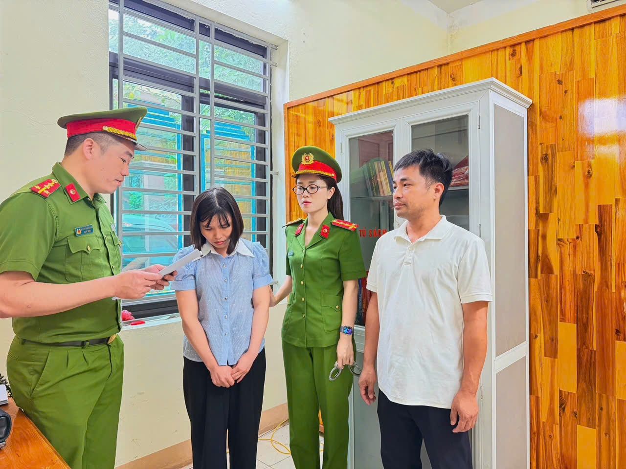 Bị can Đỗ Thị Hiền - Ảnh: Công an Phú Thọ