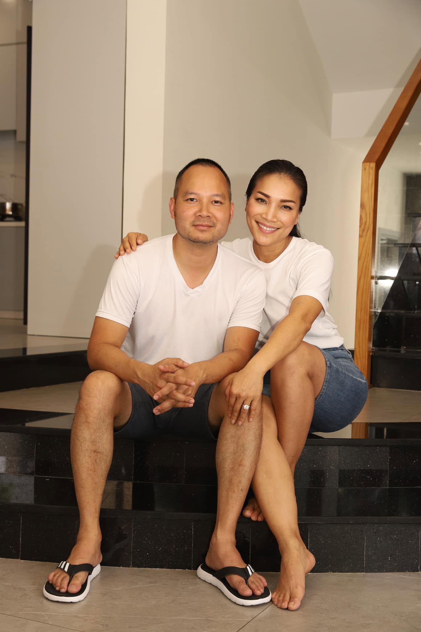 Dưới bài viết của Hồng Ngọc, Doanh nhân Thomas Tâm Nguyên đã dành cho vợ yêu lời nhắn ngọt ngào