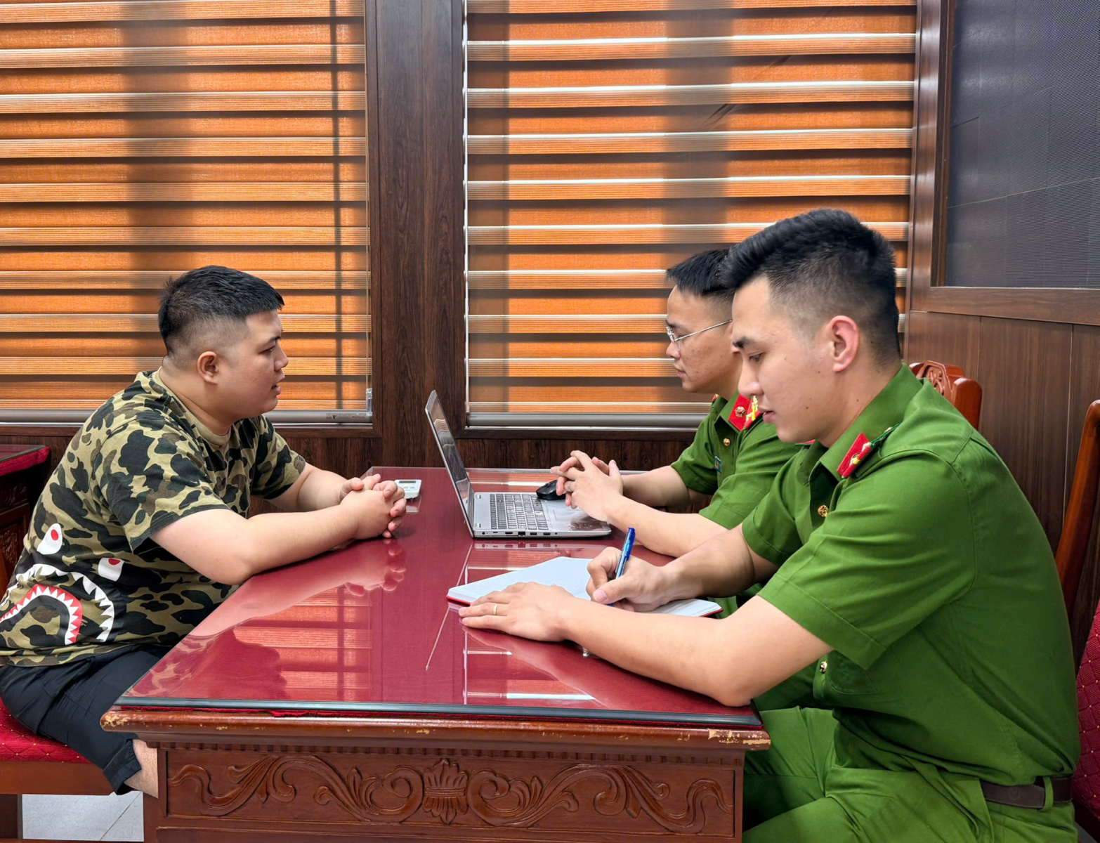Đối tượng Nguyễn Công Khánh - Ảnh: Công an Thanh Hóa