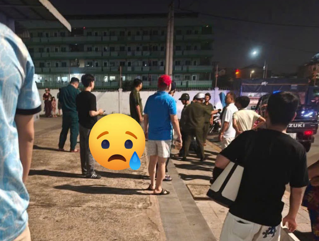 Hiện trường nơi cô gái 26 tuổi rơi lầu tử vong. (Ảnh: Fanpage Tôi là dân Thuận An)