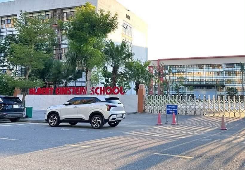 Trường Tiểu học, THCS & THPT Albert Einstein, Hà Tĩnh. (Ảnh: Tiền Phong) 