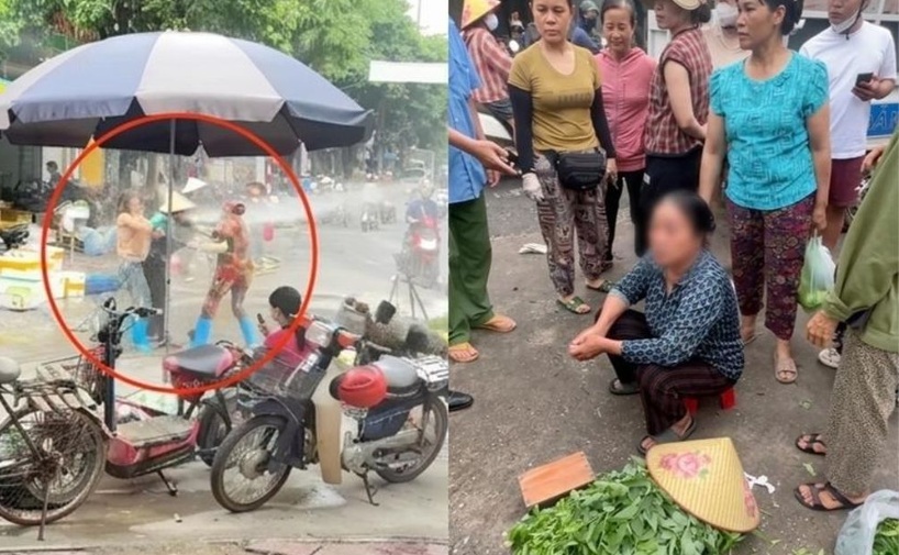 Vụ việc gây xôn xao dư luận. (Ảnh cắt từ clip)