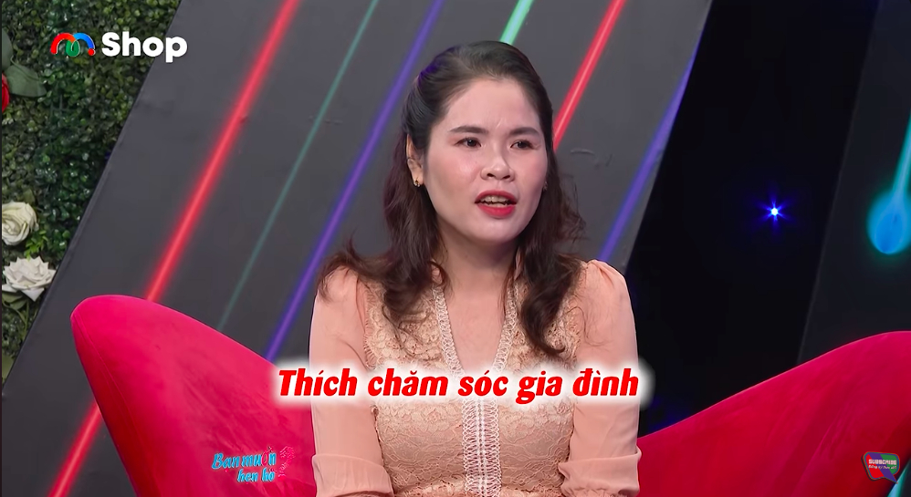Chị Ngọc Giàu là mẫu người phụ nữ truyền thống. (Ảnh cắt từ clip)