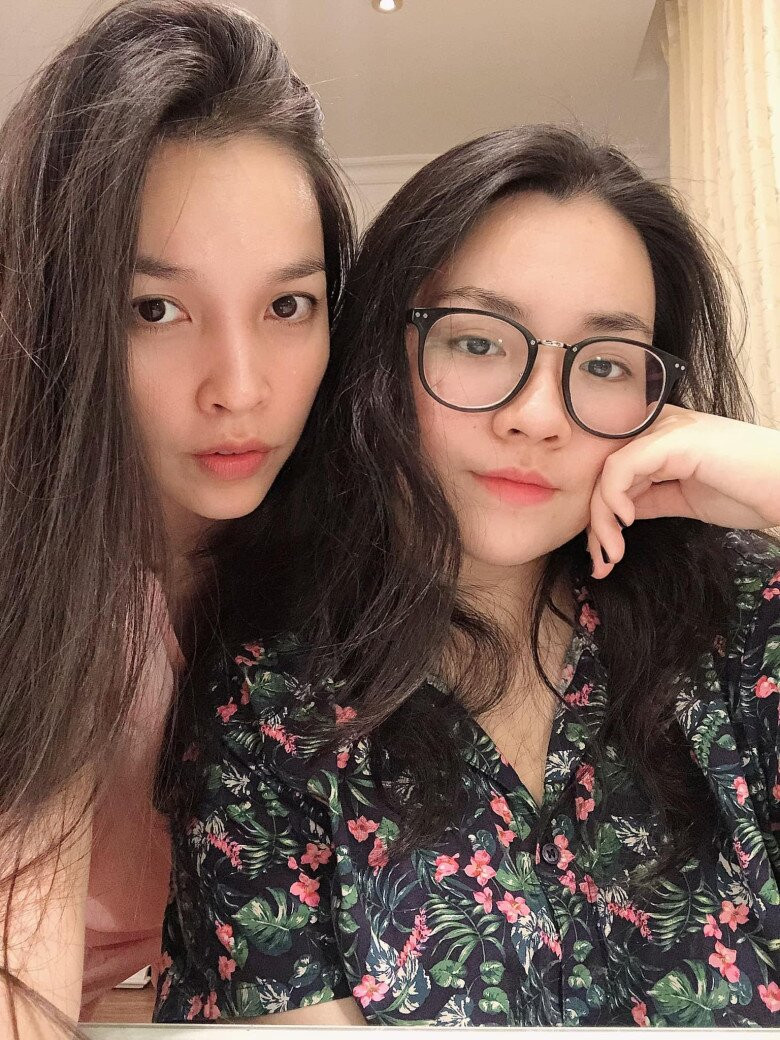 Hiền Thục và con gái Gia Bảo