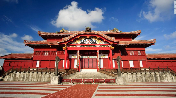 Lâu đài Shuri được Unesco công nhận là Di sản thế giới vào năm 2000.