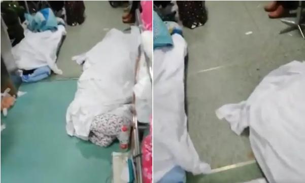 Tình hình tại Vũ Hán hiện nay: Thiếu thốn và quá tải. Bệnh viện quá tải nên nhiều thi thể người chết bị bỏ ở hành lang và chỉ được quấn vải lanh sơ sài. 
