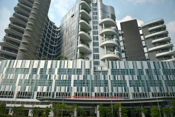 Bệnh viện đa khoa Ng Teng Fong, Singapore. Ảnh: Straits Times