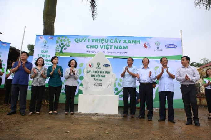 Chương trình đã trồng nhiều cây xanh tại các khu di tích khác nhau tại Bến Tre, Bình Định, Bắc Cạn, Cao Bằng… nhằm góp phần tạo không gian xanh đặc trưng và hấp dẫn cho các khu di tích.
