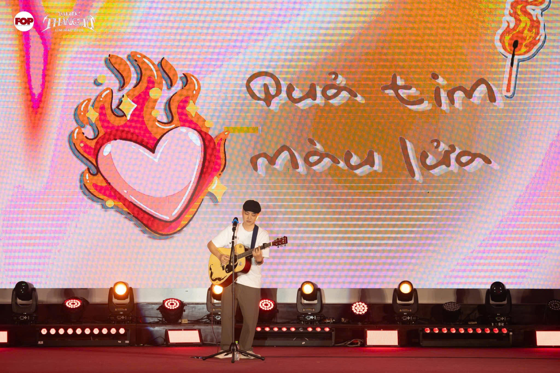 Giọng ca đặc biệt của Kiên Trịnh vang lên qua ca khúc “Quả tim màu lửa”. (Ảnh: BTC)