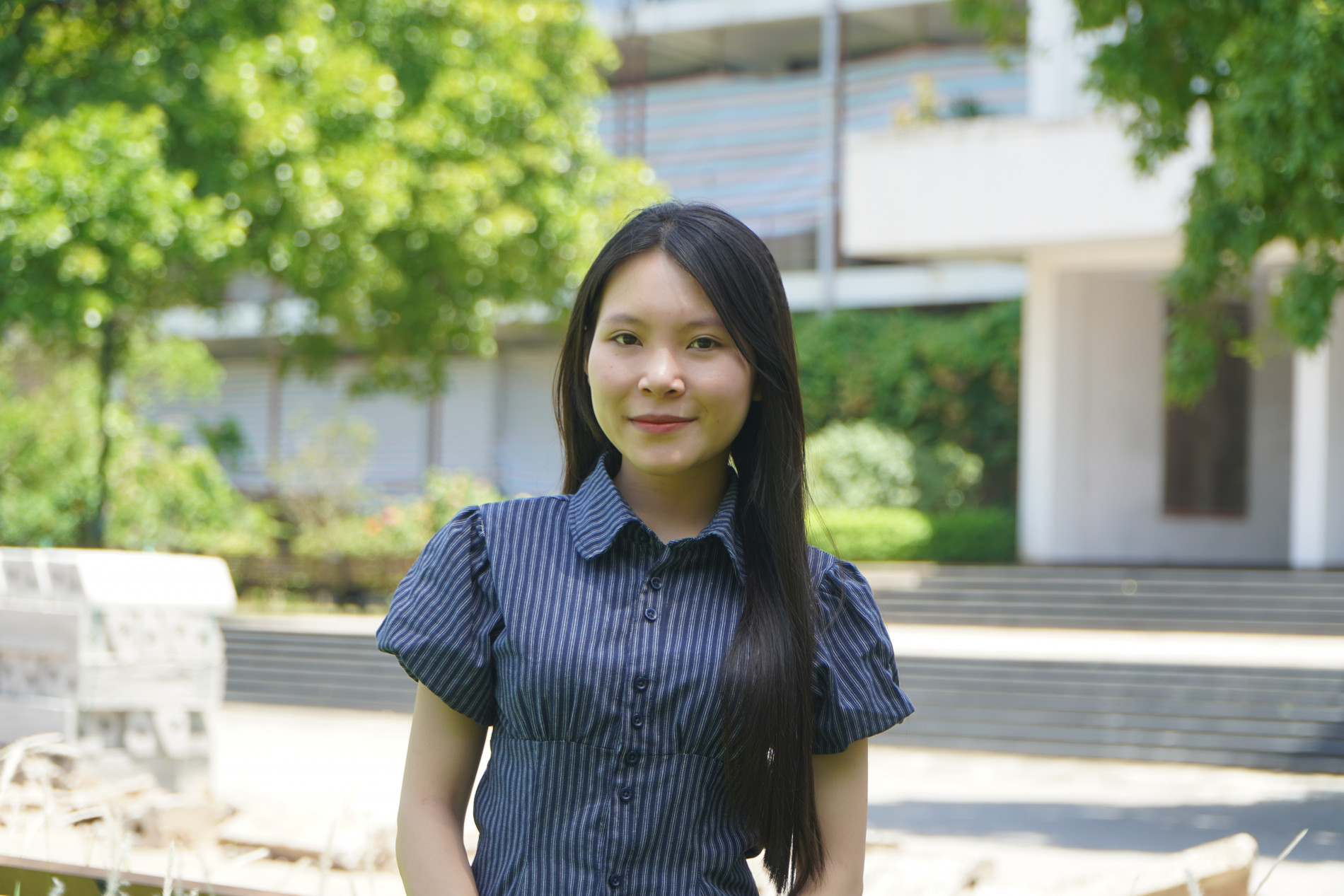 Nguyễn Thị Phượng, sinh viên K67 ngành Hóa học, Trường Hóa và Khoa học Sự sống, Đại học Bách khoa Hà Nội. Ảnh: Trường Hóa và Khoa học Sự sống.