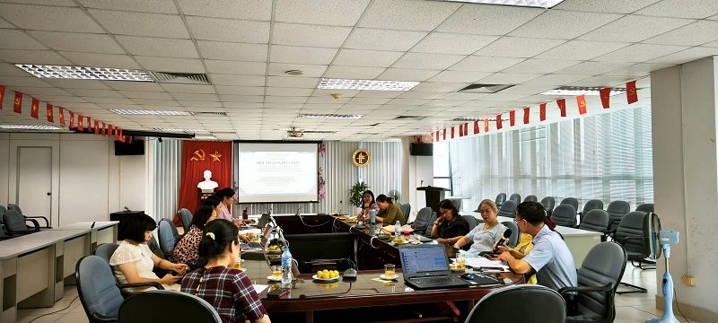 Hội thảo ngày 17/7/2026 thuộc nhiệm vụ cấp Bộ về pháp luật sở hữu trí tuệ đối với AI do TS Trương Thị Thu Trang làm chủ nhiệm. Ảnh: Viện Thông tin Khoa học xã hội